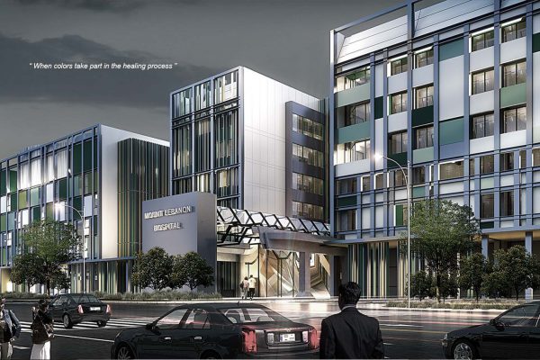 akl architects - mount lebaon hospital competition