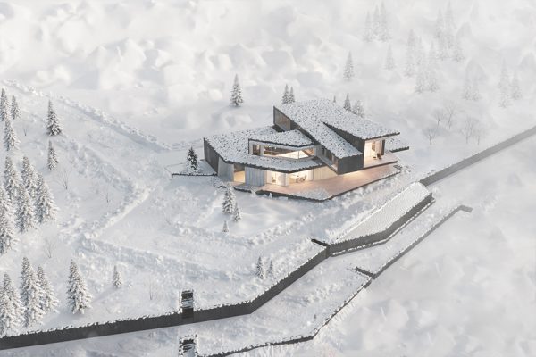 akl architects - zaarour villa winter lebanon 12