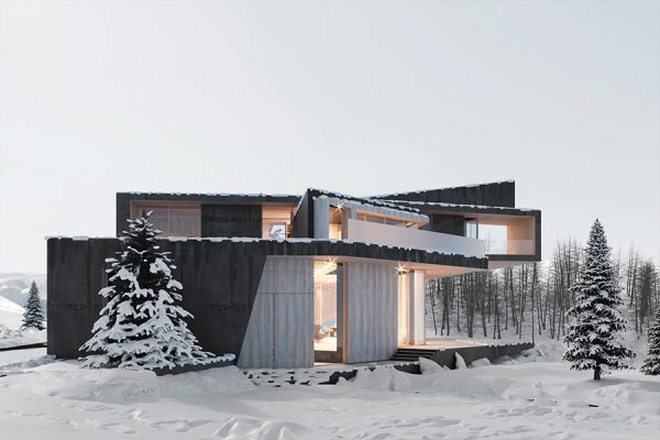 akl architects - zaarour villa winter lebanon 13