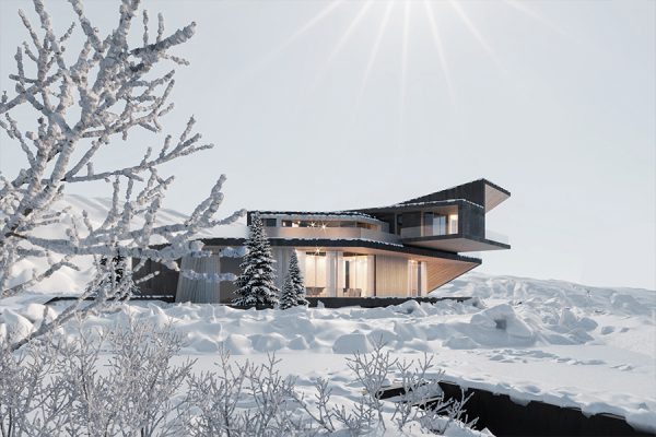akl architects - zaarour villa winter lebanon 6