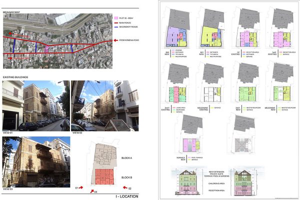 AKL ARCHITECTS - C HOTEL PARTICULER - PRIVATE RESIDENCE - RESTAURATION - BEIRUT GOURAUD STREET - LEBANON (6)
